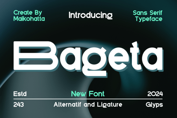 Bageta Typeface for Modern Branding Projects