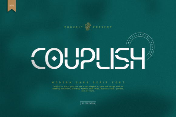 Couplish: A Modern Sans Serif Font for Editorial Design