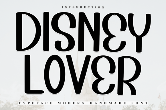 Disney Lover Font for Editorial Design