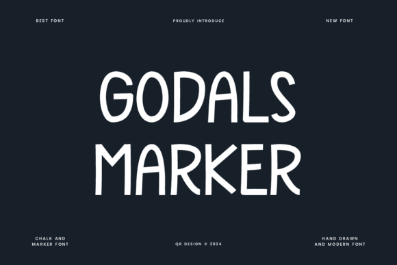 Godals Marker Font for Modern Branding