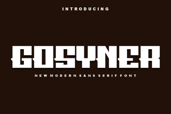Gosyner: The Modern Sans Serif Font for Digital Impact