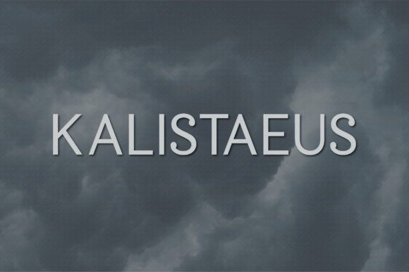 Kalistaeus: A Modern Sans Serif Font for Web Design