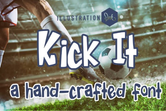 Kick It: The Whimsical Sans Serif Font for Crafters