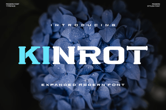 Kinrot: A Bold Sans Serif Font for Editorial Design