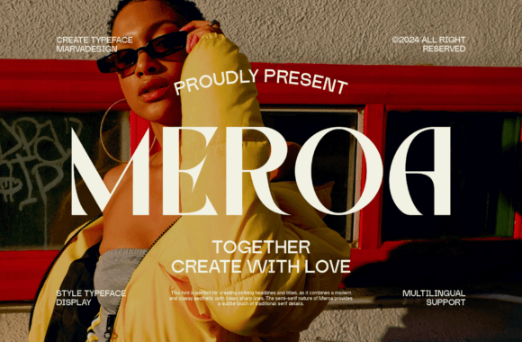 Meroa: The Elegant Sans Serif Typeface for Modern Brands