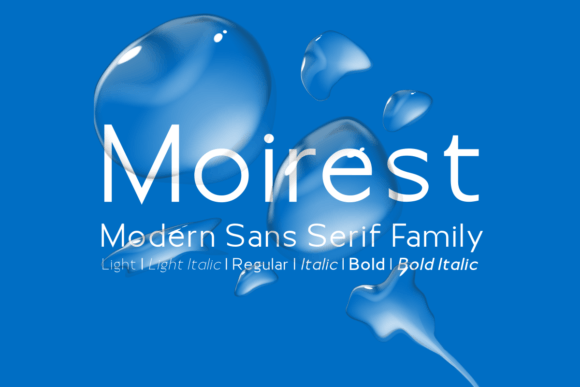 Moirest: A Modern Typeface for Editorial Design