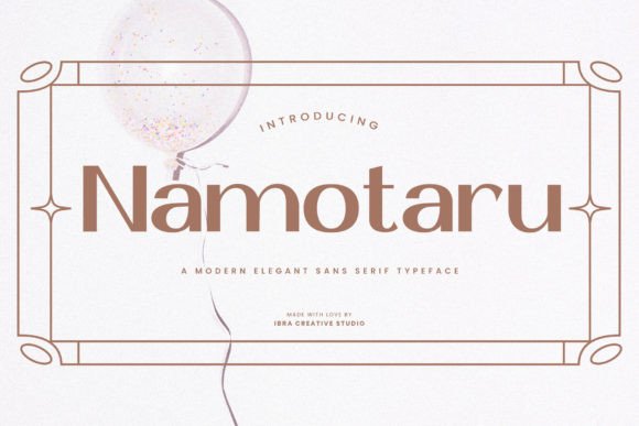 Namotaru Typeface for Polished Brand Identity