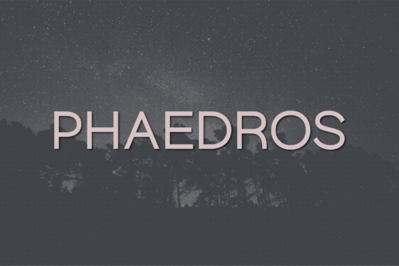Phaedros: A Chic Contemporary Sans Serif Typeface for Web Design