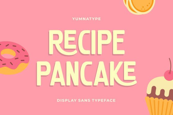 Recipe Pancake Typeface for Modern Branding