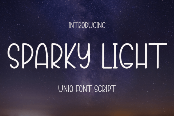 Sparky Light Typeface for Modern Campaigns