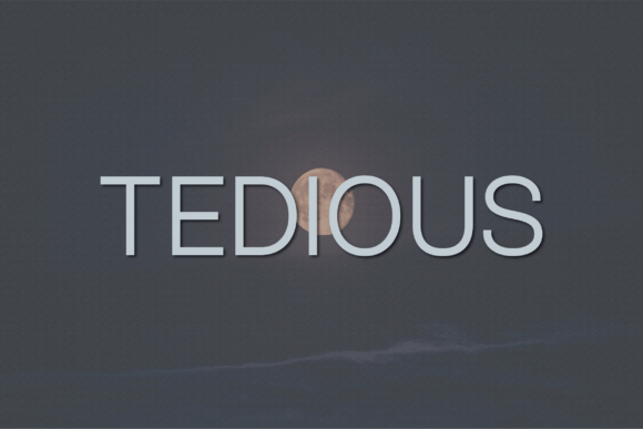 Tedious Sans Serif Font for Modern Web Design