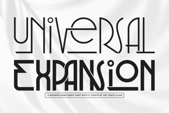 Universal Expansion Font for Vintage Branding