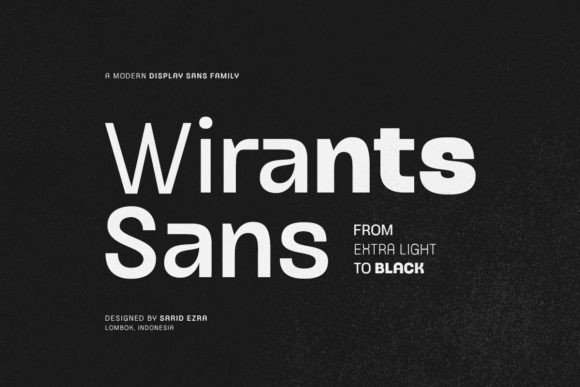Wirants: A Modern Sans Serif Font for Clean Branding